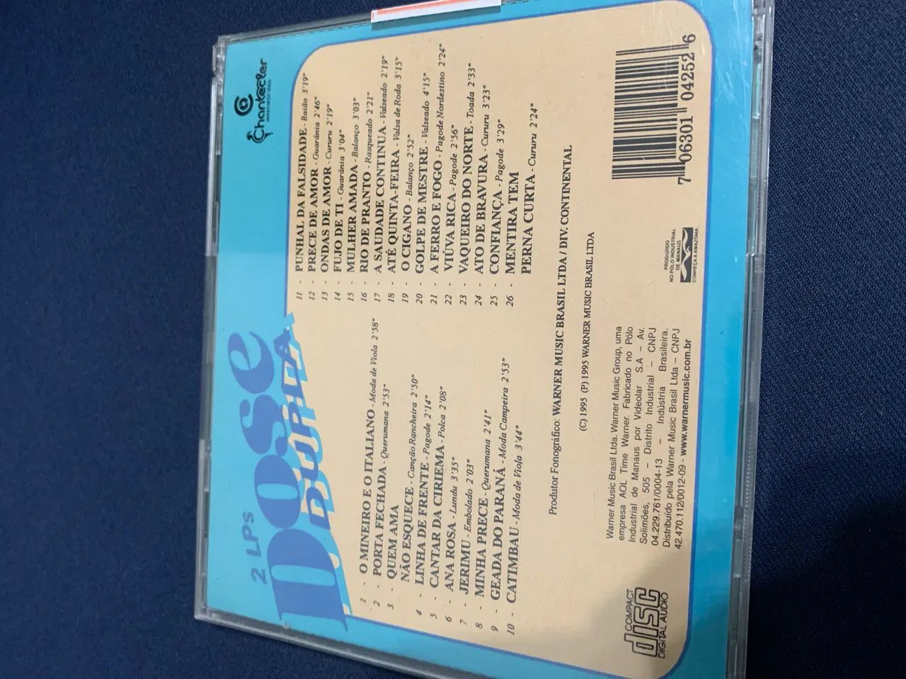 Tião Carreiro e Pardinho - Dose Dupla vol. 3 cd - Foto 2
