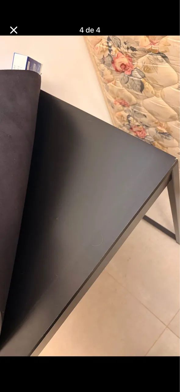 Mesa escritório preta  - Foto 4