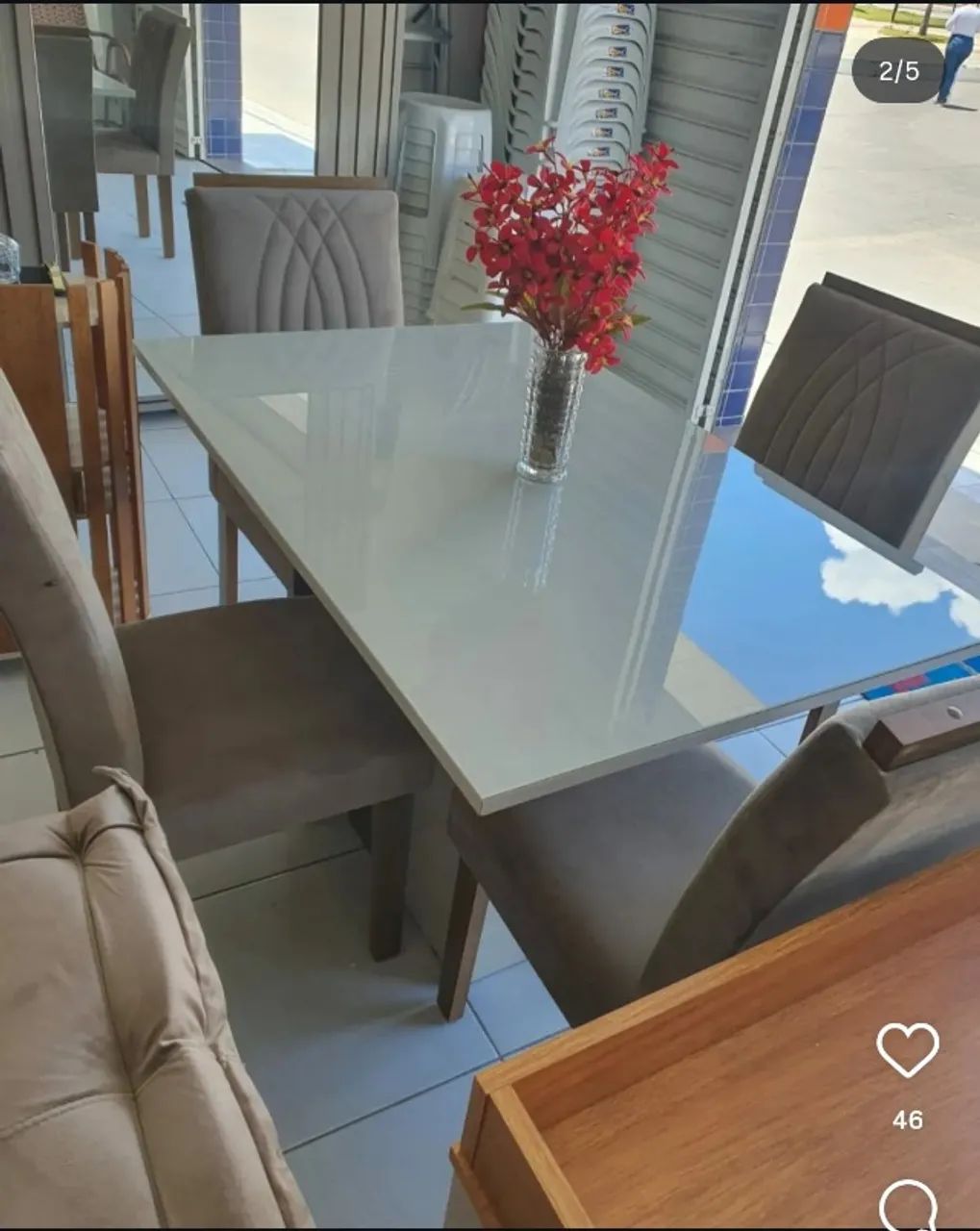Mesa de jantar Doha com 4 lugares  - Foto 5