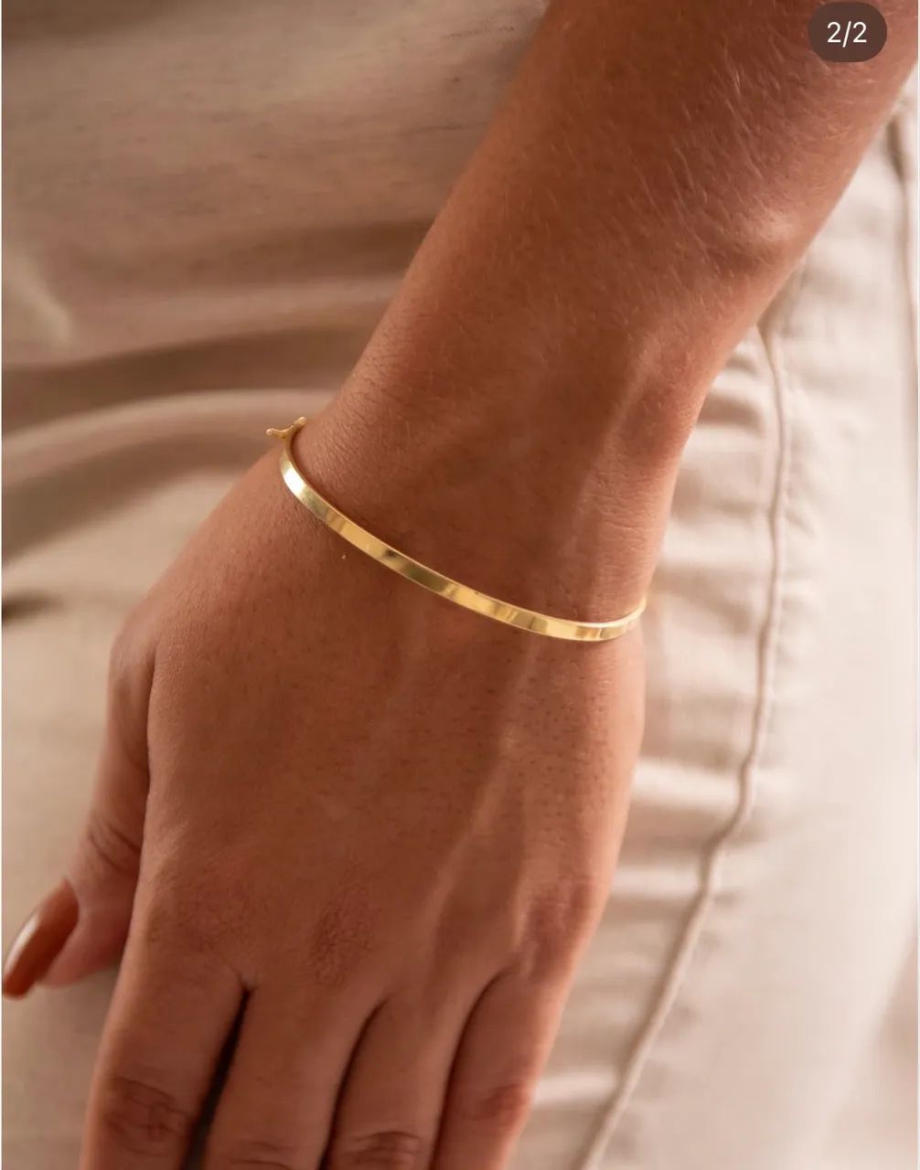 Bracelete em ouro 18K disponível  - Foto 2