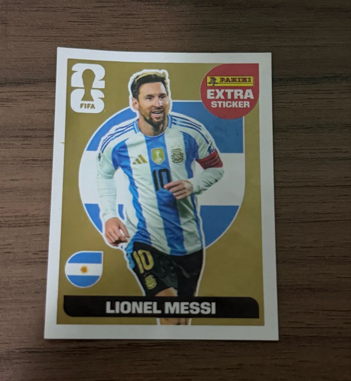 Figurinha Messi Extra Gold - Foto 5