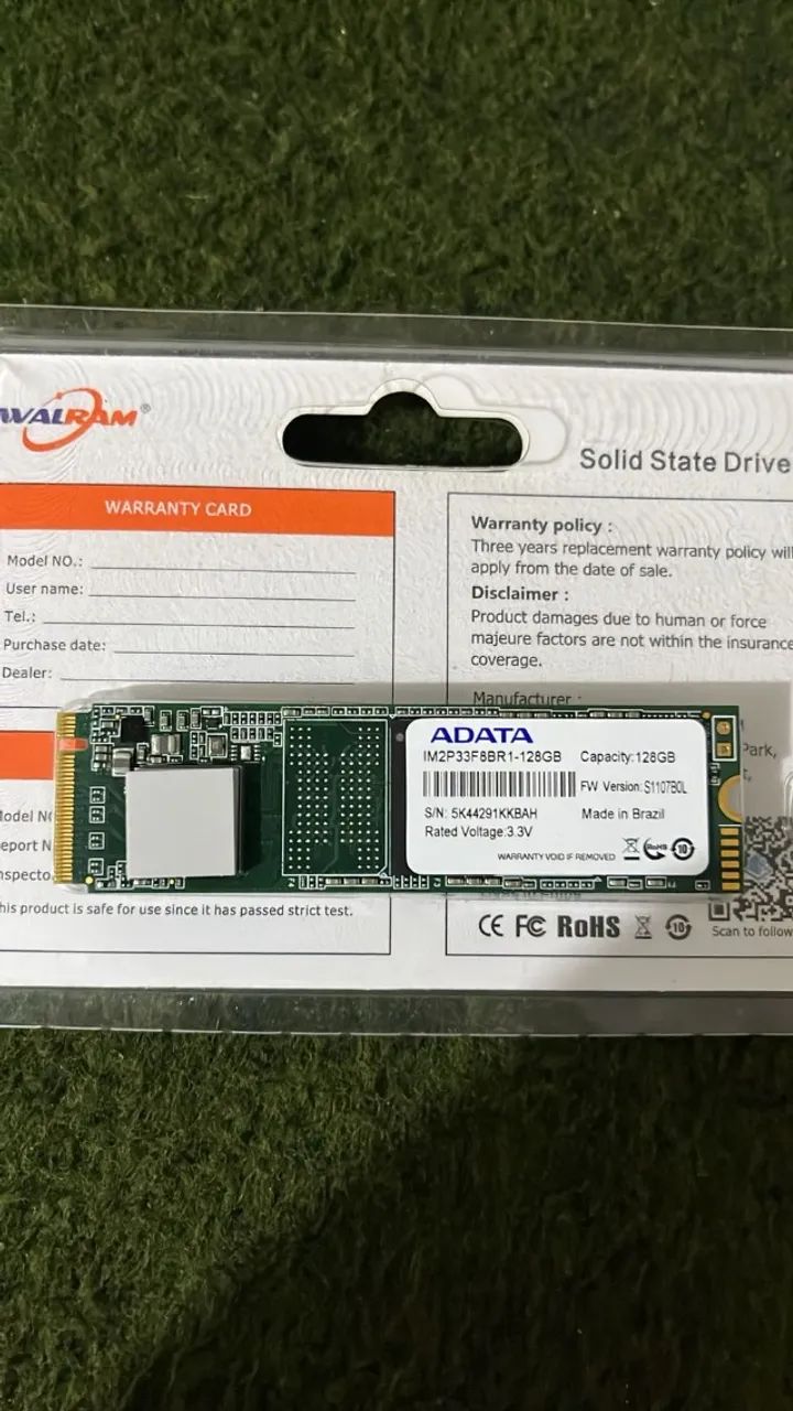 SSD NVMe 128GB ADATA - Testado - Pronto para Uso - Foto 2