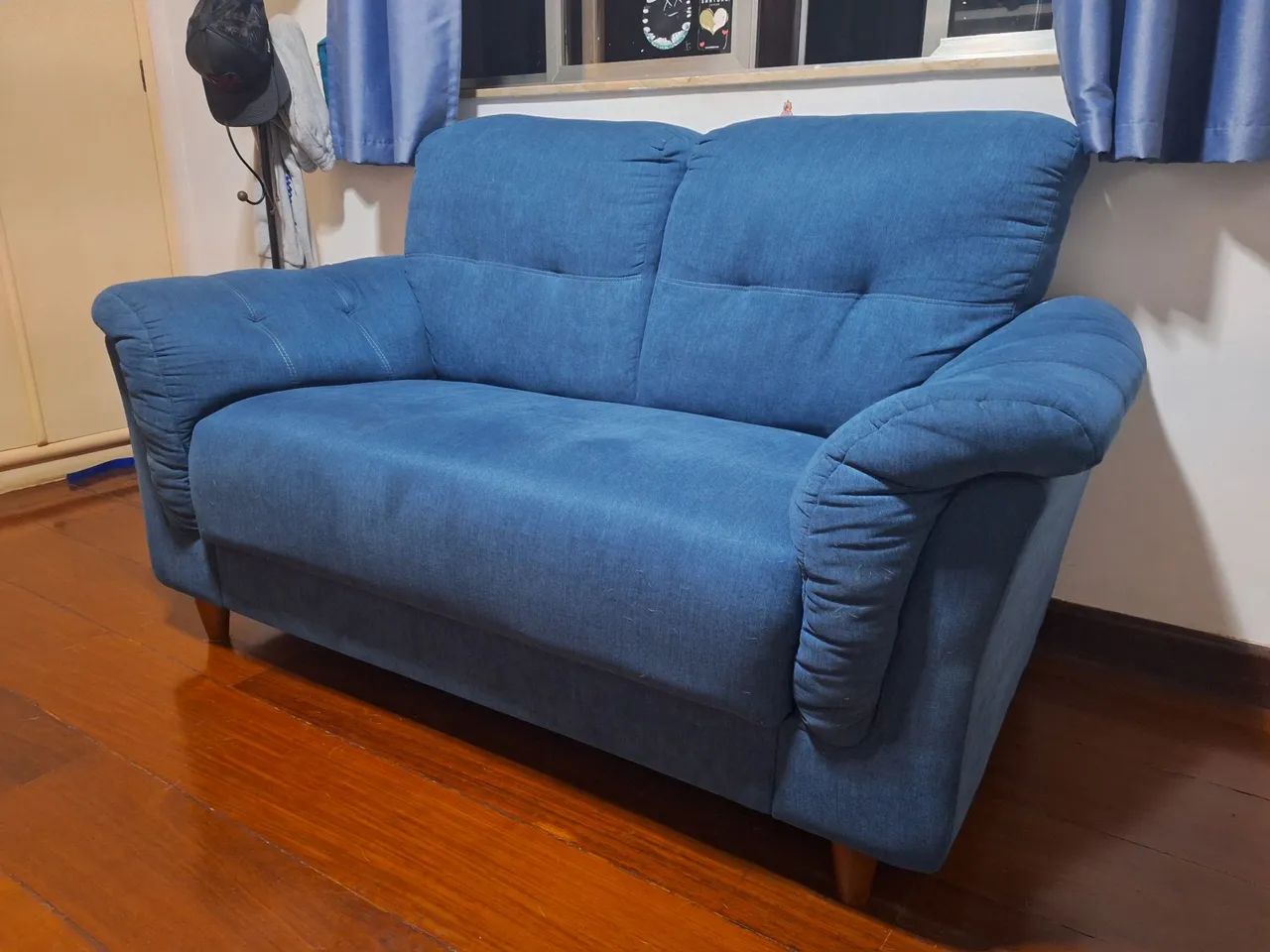 Sofá Azul de 2 lugares - Foto 3