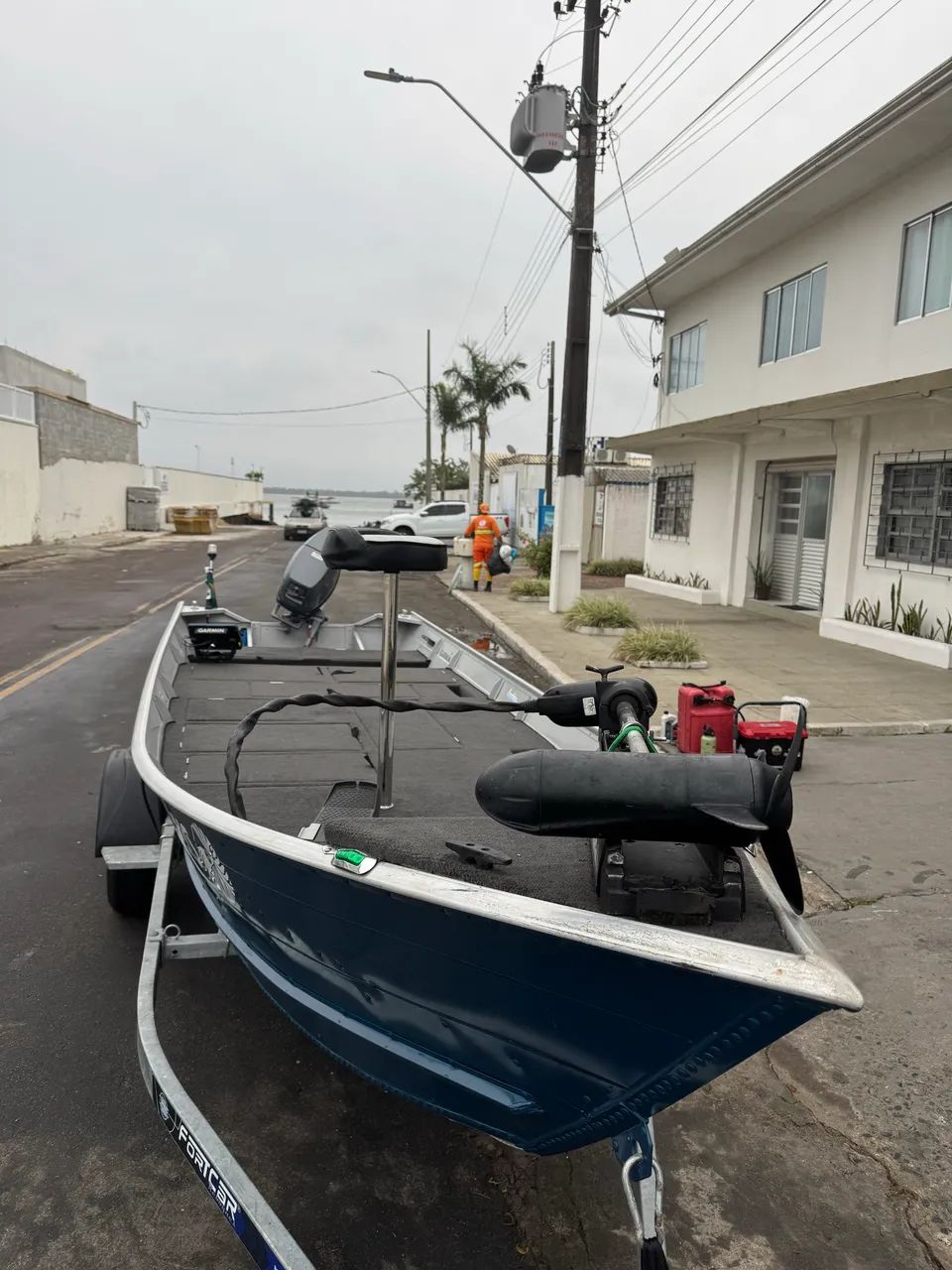 Casco Plataformado Oceania Para Pesca 