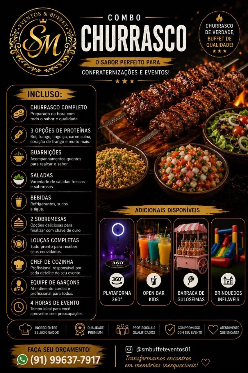 temos pacotes de buffets  - Foto 3