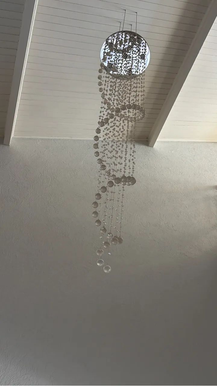 Lustre de cristais grande 
