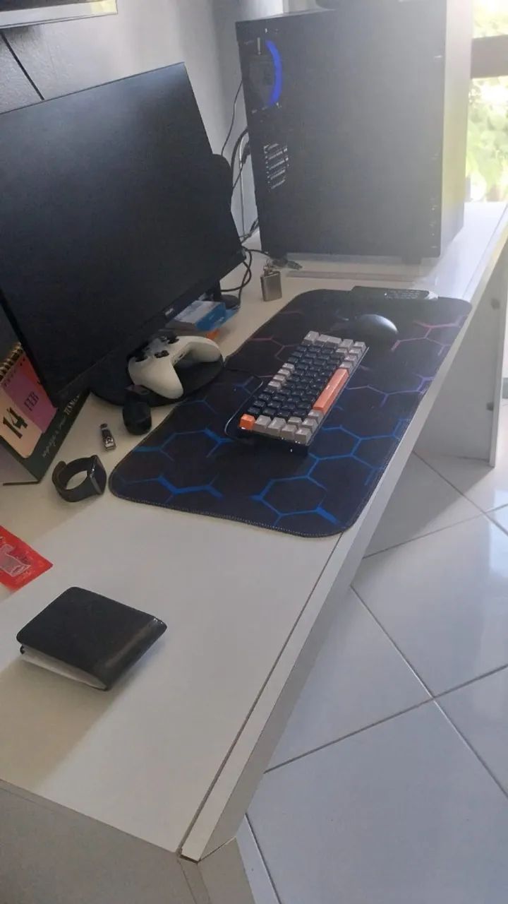 Escrivaninha Gamer / Escritorio  - Branca - Foto 2