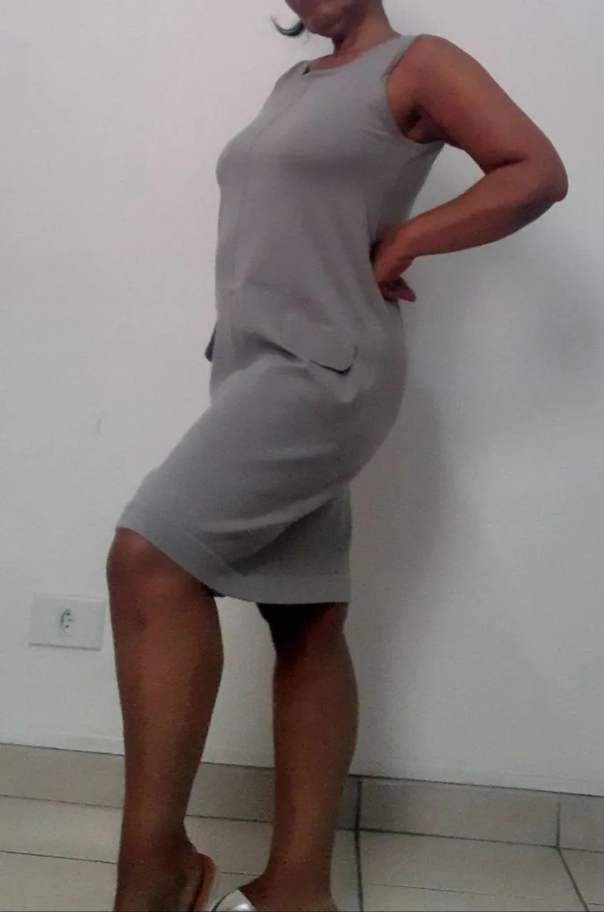 vestido cinza em malha marisa - Foto 2