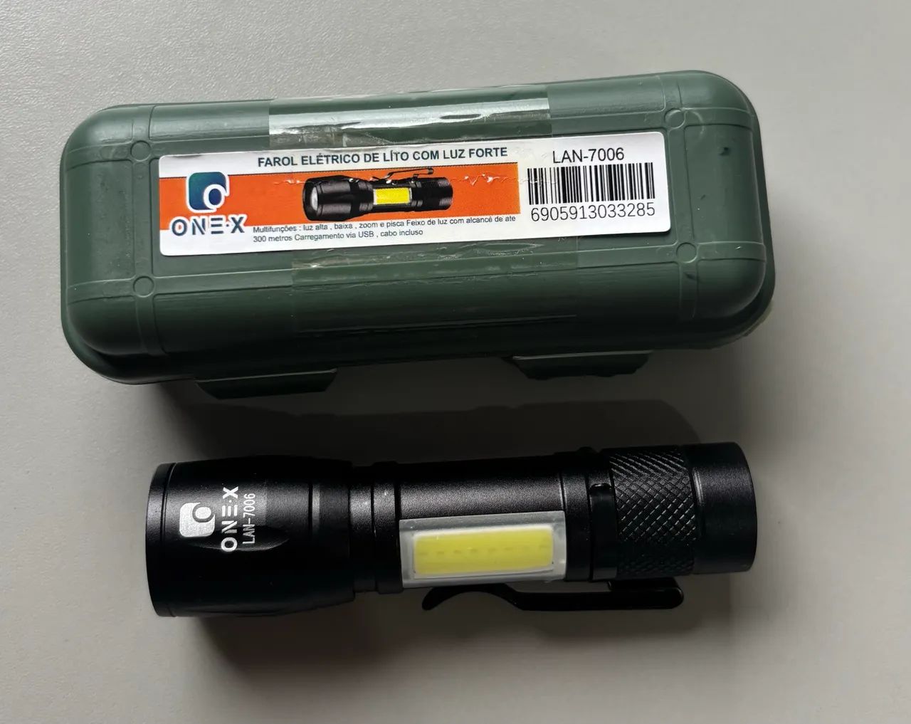 Lanterna de Lítio com Luz Forte - Foto 2