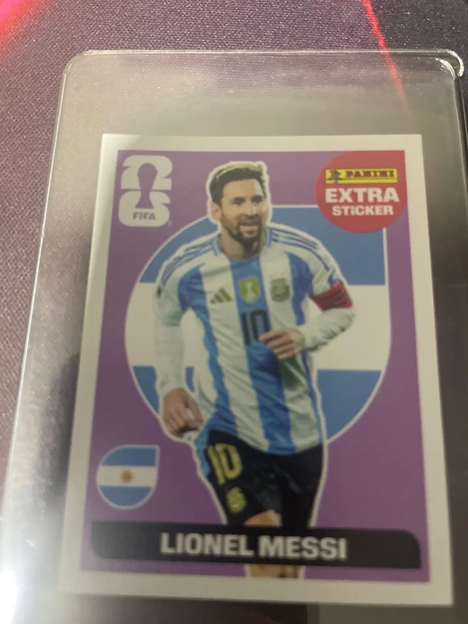 Messi Extra Sticker 457380501987665924