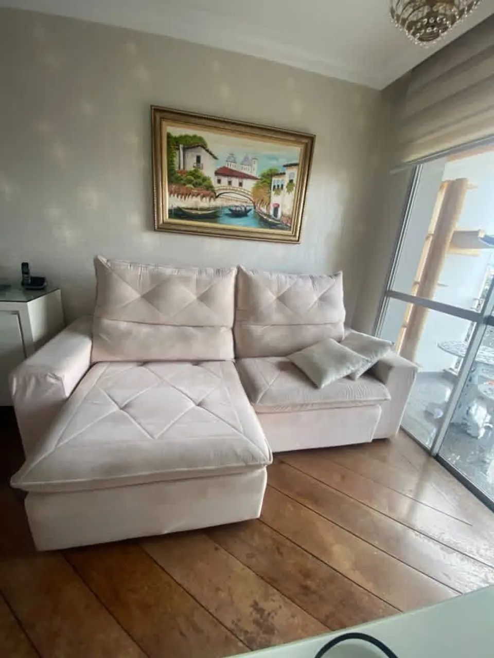 SOFÁ RECLINÁVEL E RETRÁTIL 