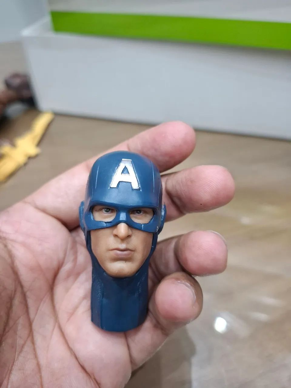 Cabeça capitão América tipo hot toys - Foto 3