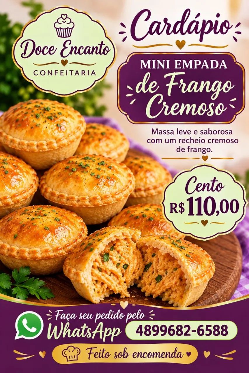 Salgado para festa 