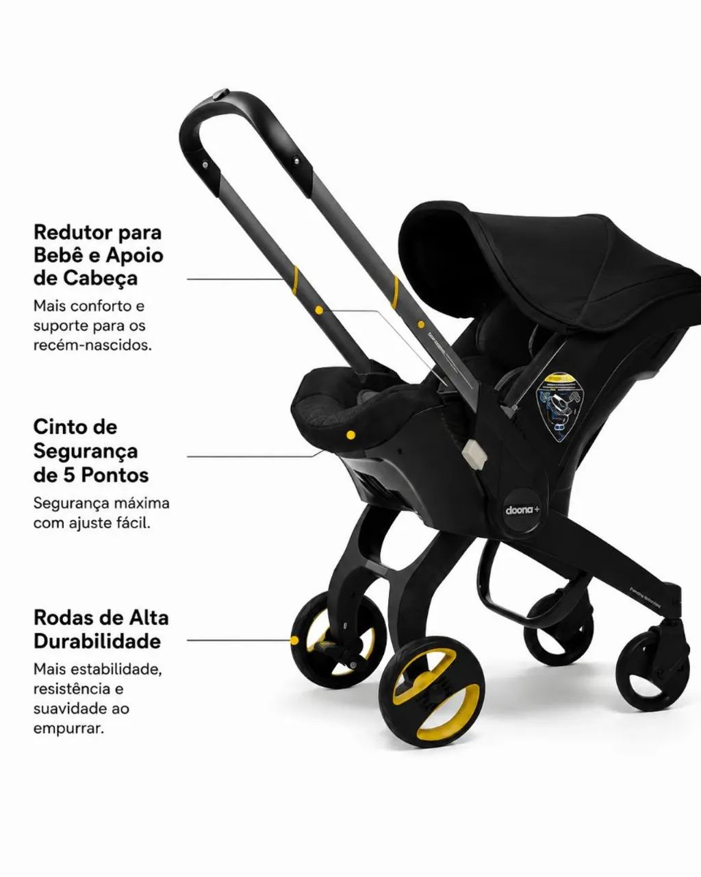 Doona+ Original EUA | Completa com Base LATCH e Acessórios  - Foto 2