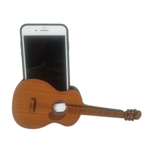 Porta Celular Suporte Artesanato Mdf Violão - Foto 2