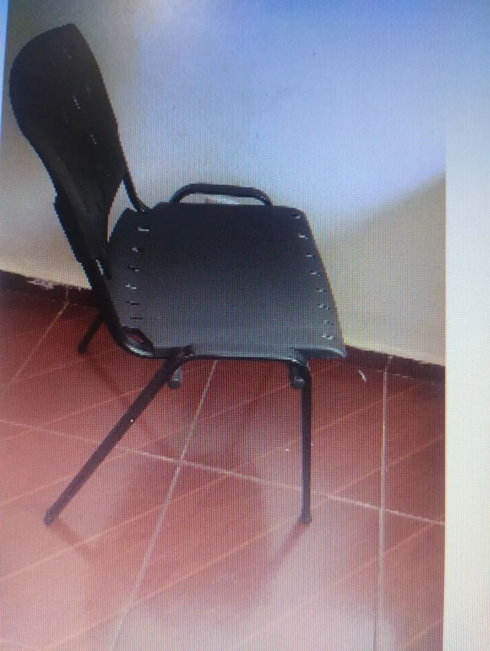 Vende-se 10(dez) Cadeiras ISO Fixa cor preta - Foto 2