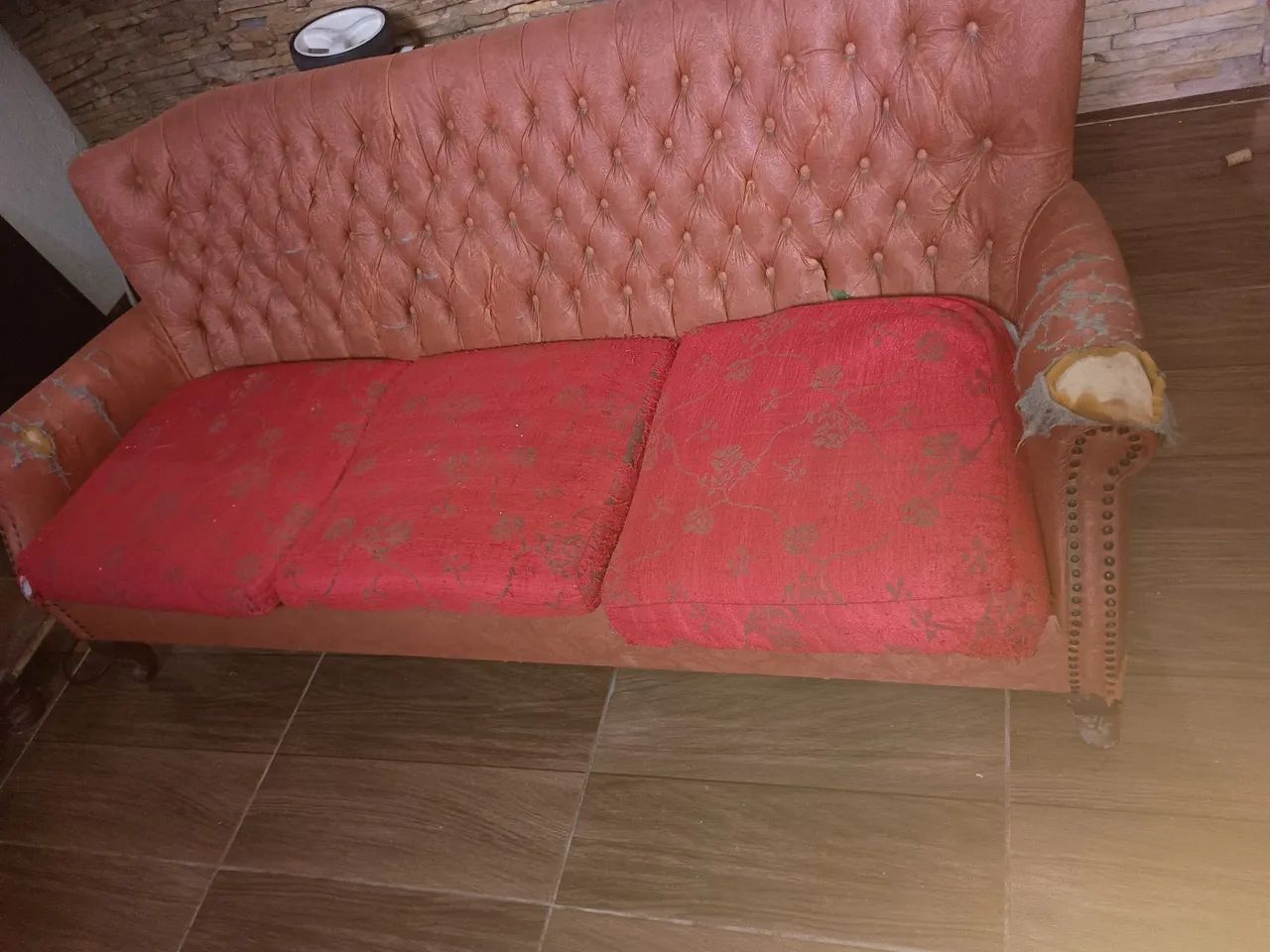 Jogo de sofá vintage 