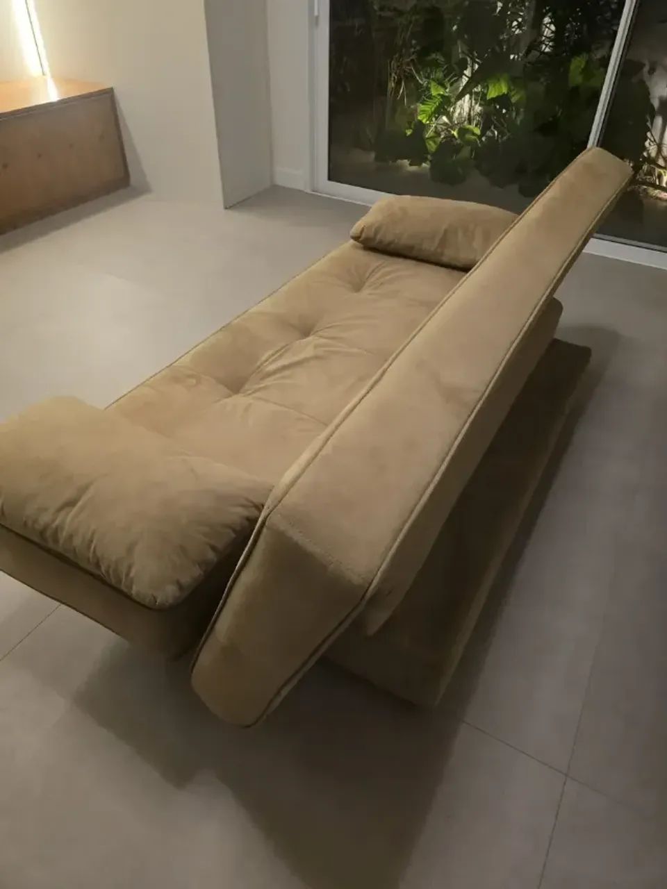 Sofá Cama Mas Com Cara De Sofá De Design (Usado) - Foto 5