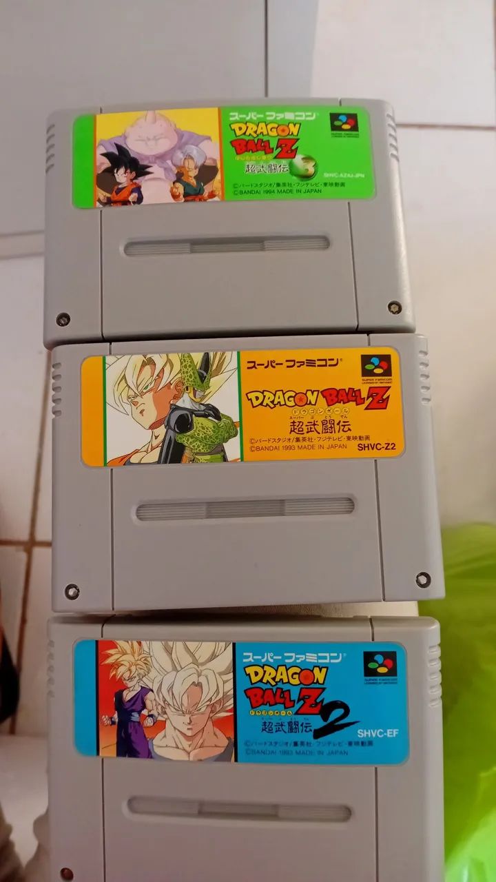 Fitas de super famicom 