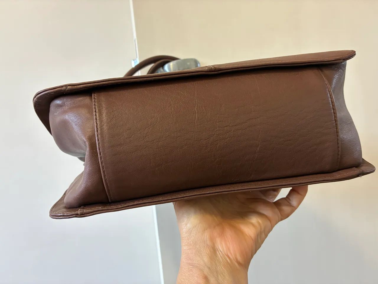Bolsa de couro Datelli valor 120 - Foto 4