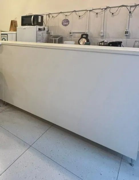 Balcão Modular em Forma de "L" branco ideal para Lanchonete ou Café - Foto 5