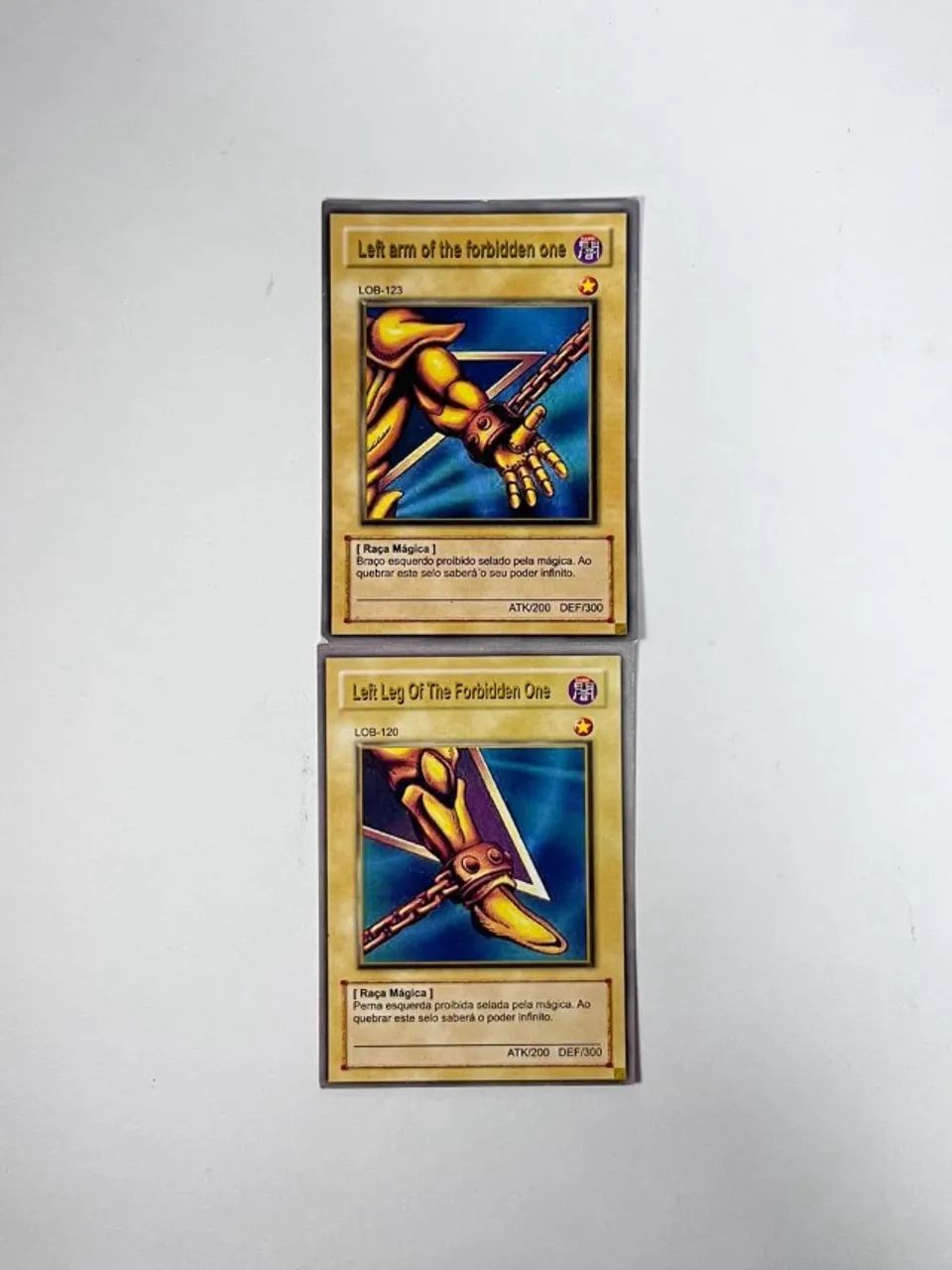 Mini Cards Yu-Gi-Oh Exodia - Colecionável Anos 2000