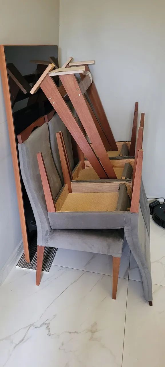Mesa de Jantar Tampo de vidro - Foto 5