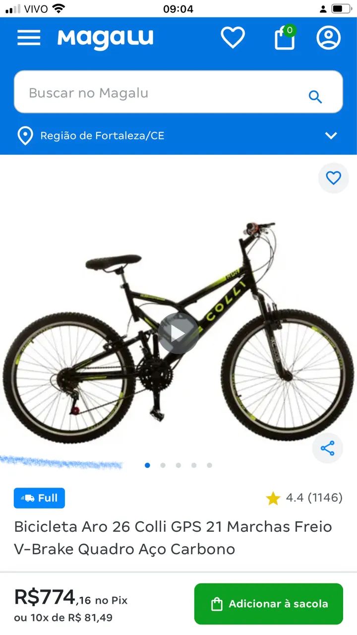 Bicicleta Colli aro 26 zerada - Foto 2