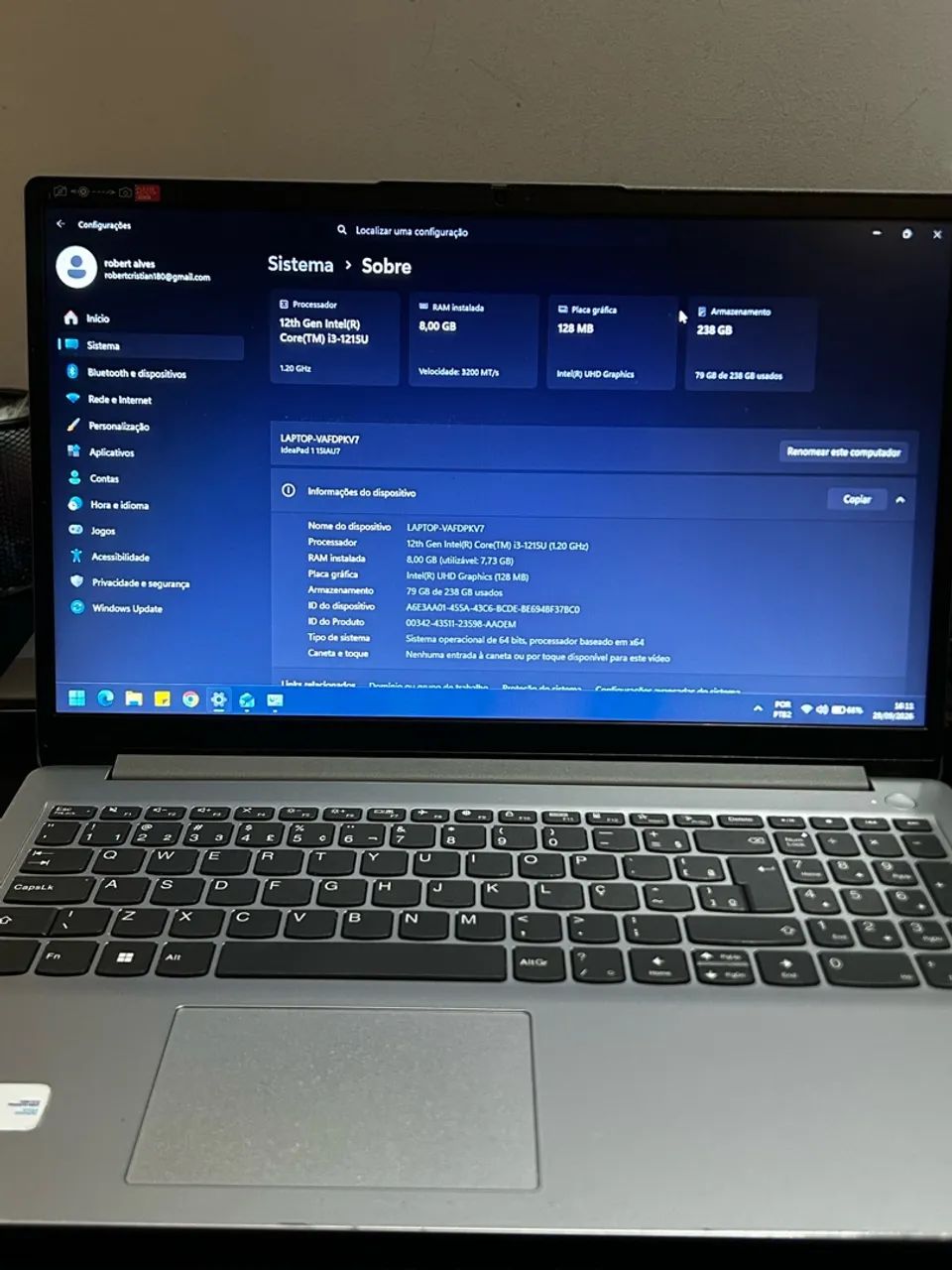 NOTEBOOK LENOVO IDEAPAD - PRONTO PARA USO - Foto 2