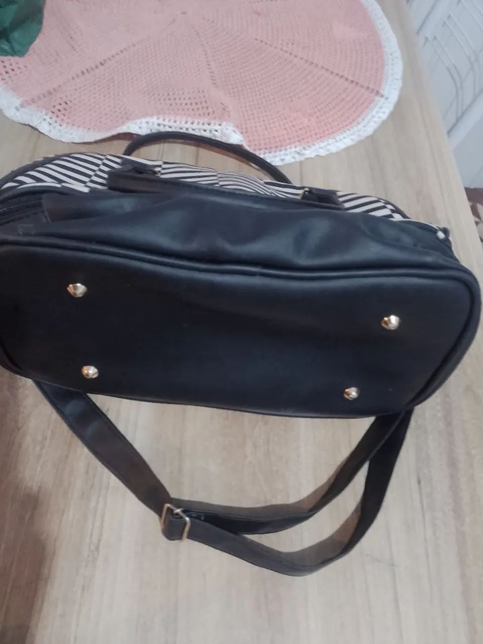 bolsa  preta  da marca Just Baby.  - Foto 3