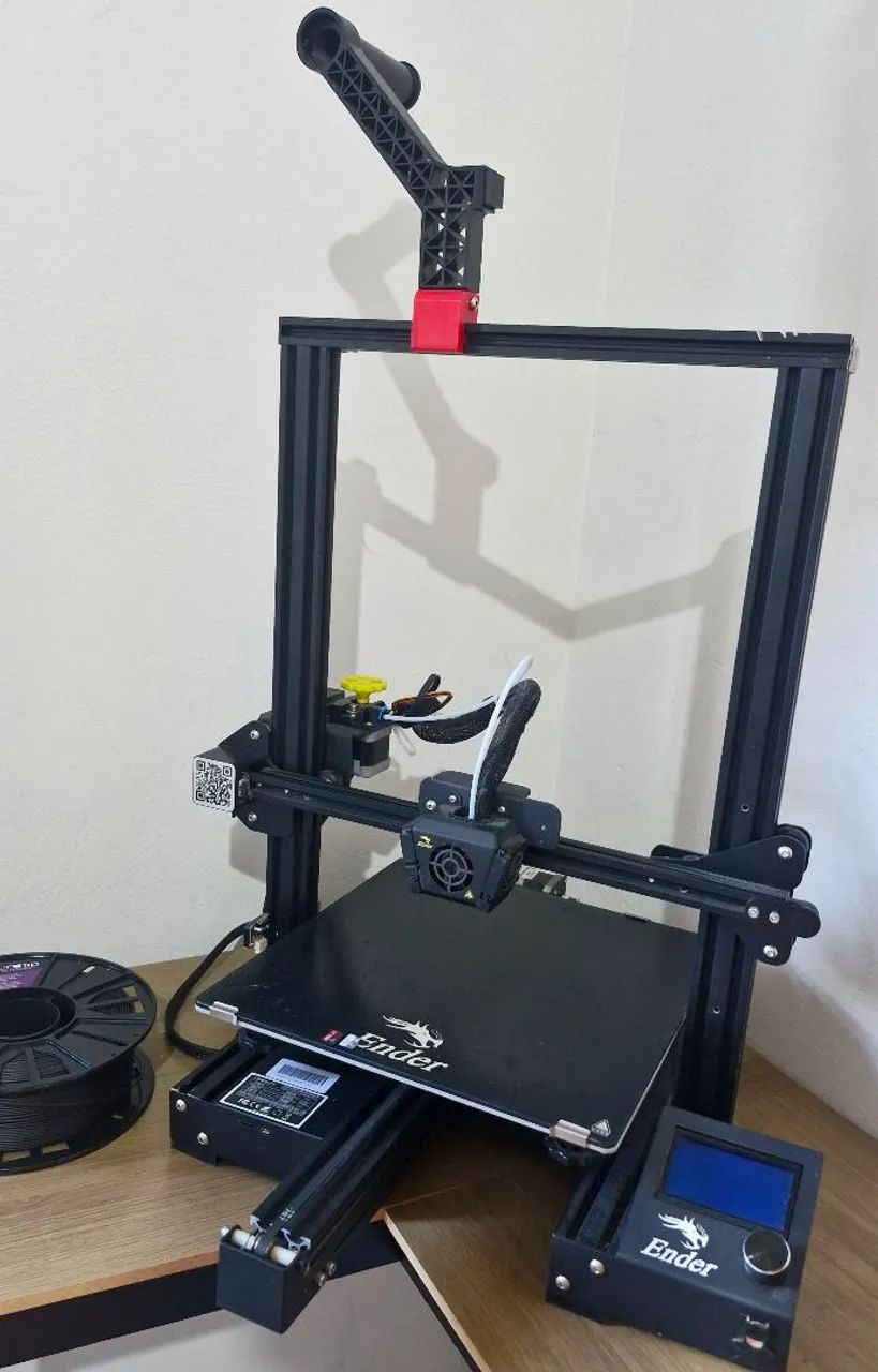 Impressora 3D Creality Ender 3 Max base de Vidro com Upgrades - Foto 4