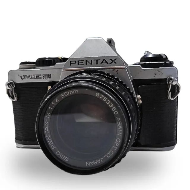Câmera Analógica Pentax ME Super + Lente 50mm f/1.4 - Foto 5