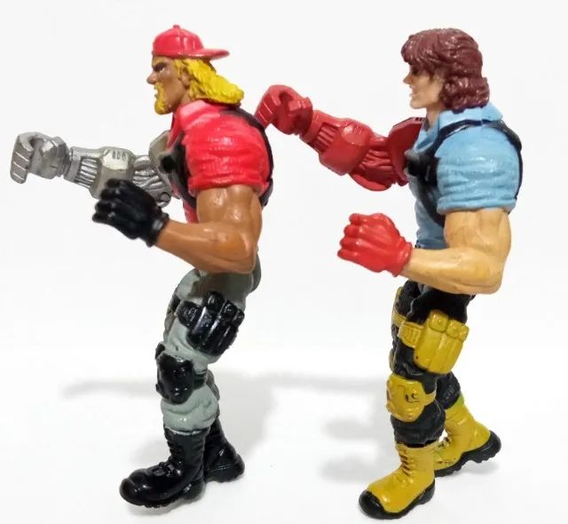 Bonecos Vintage de ação Bionic Commando Cyborg Robot  +- 11,0 cm Colecionável. - Foto 4