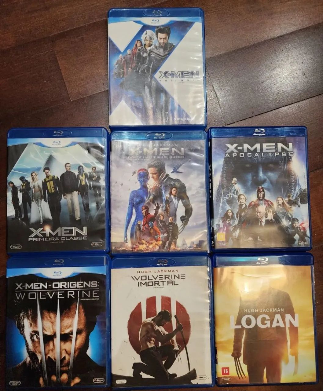 Coleção 10 discos X-Men Blu Ray original Logan Wolverine 