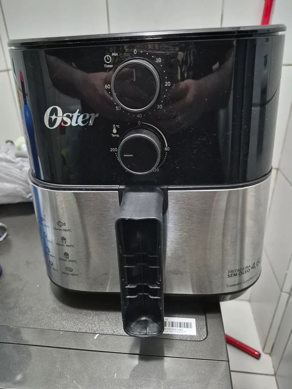 AIR FRYER OSTER 5 LITROS FUNCIONANDO PERFEITAMENTE 110V - Foto 2