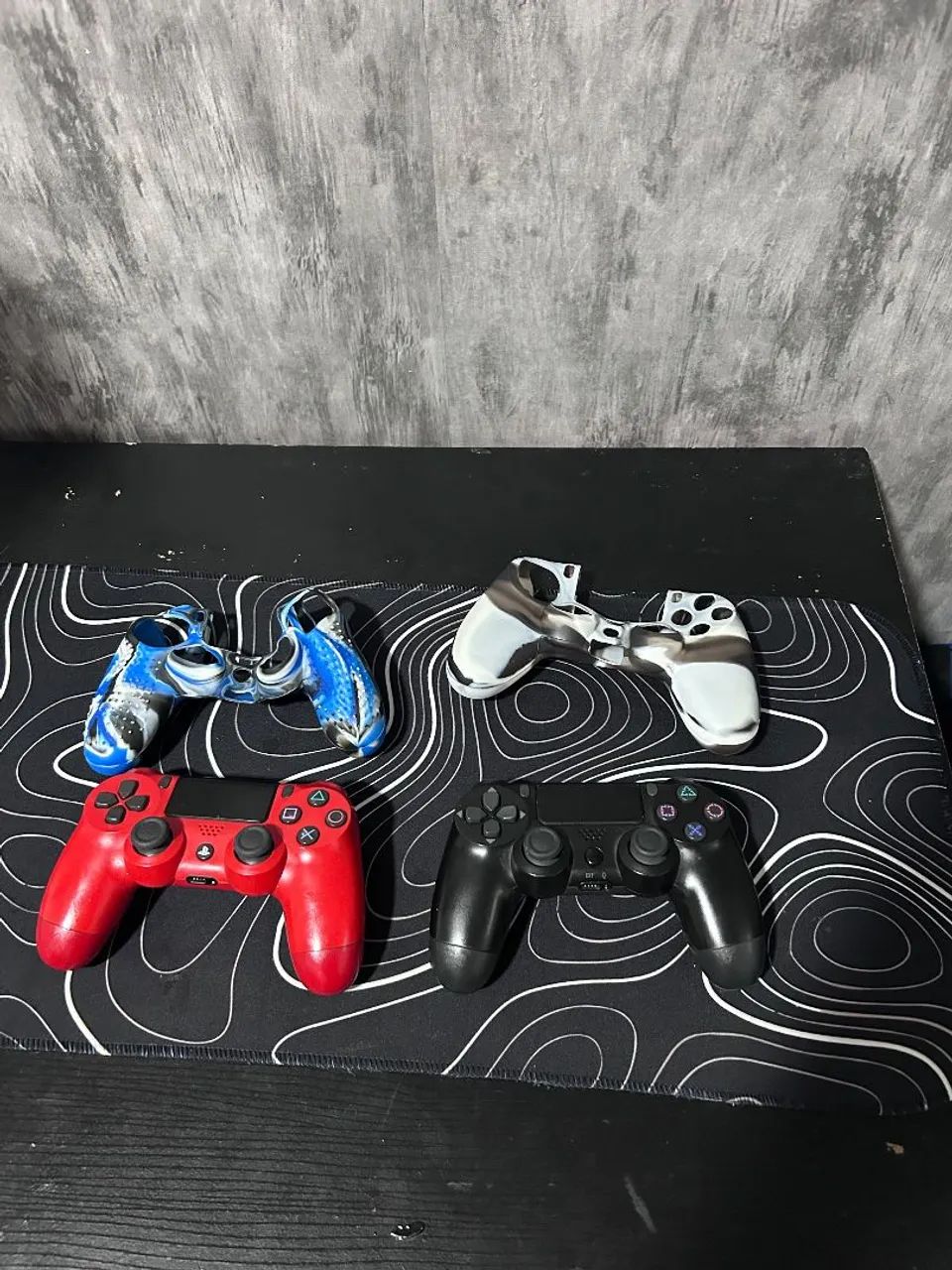 Ps4 Slim com 3 controles e 4 jogos - Foto 4
