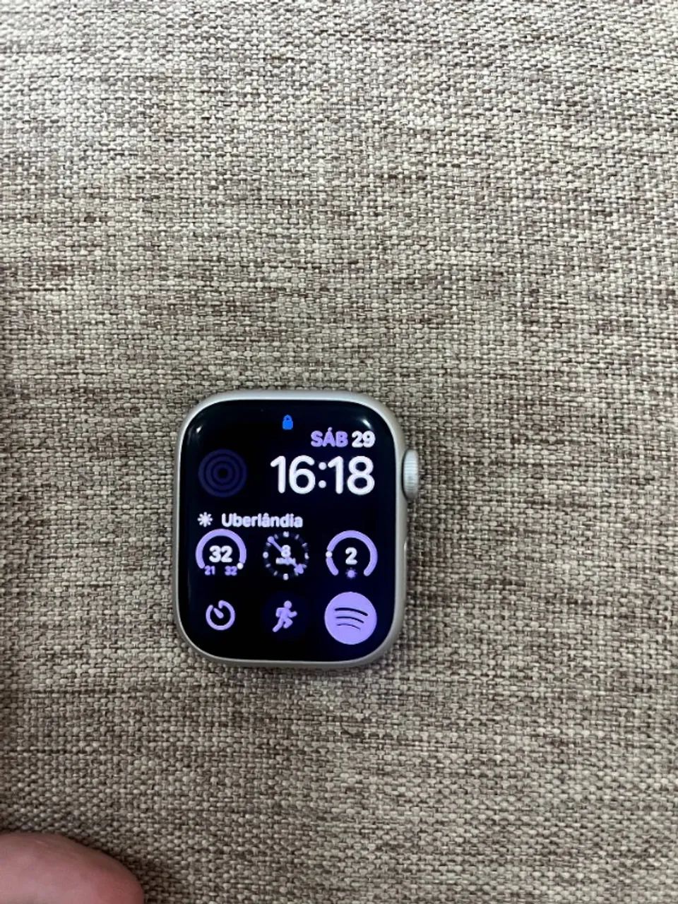 Apple Watch Series 9 41mm GPS + Cellular Cinza-Estelar (Com Caixa e Cabo) - Foto 5