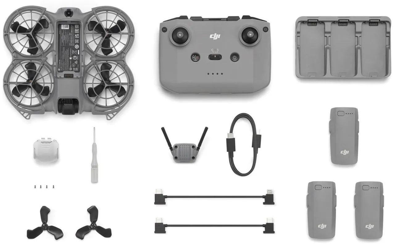 Drone Dji Neo 2 Fly More combo (3 baterias e controle RCN3) - Foto 2