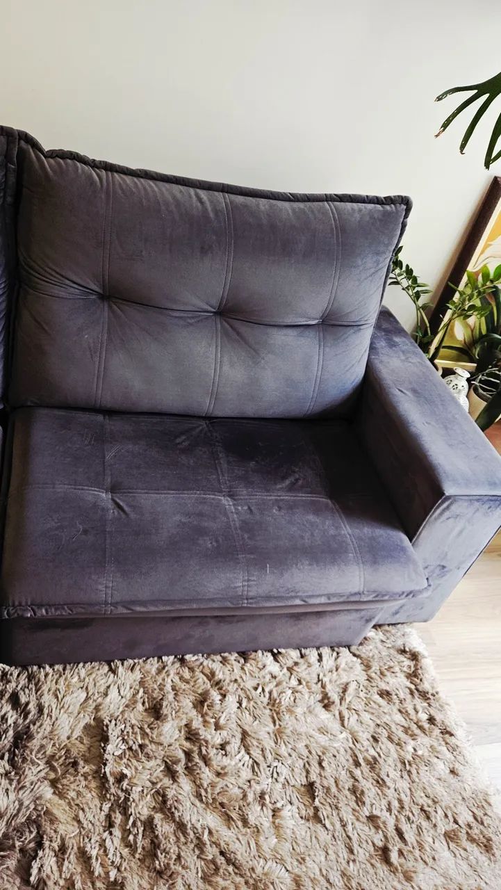 Sofá Confortável com Chaise - Foto 3