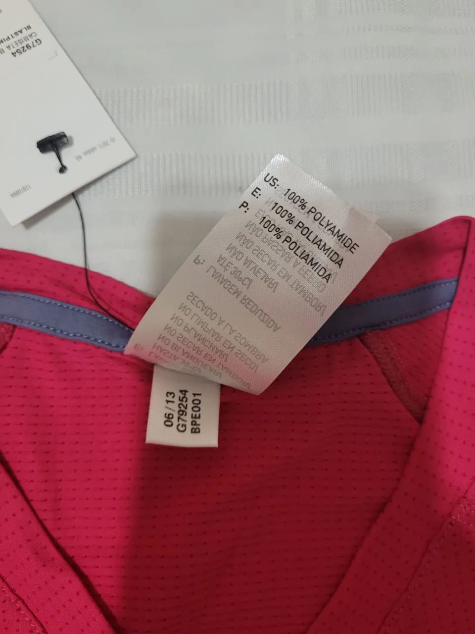 Camiseta adidas 3S Response W Rosa<br> - Foto 5