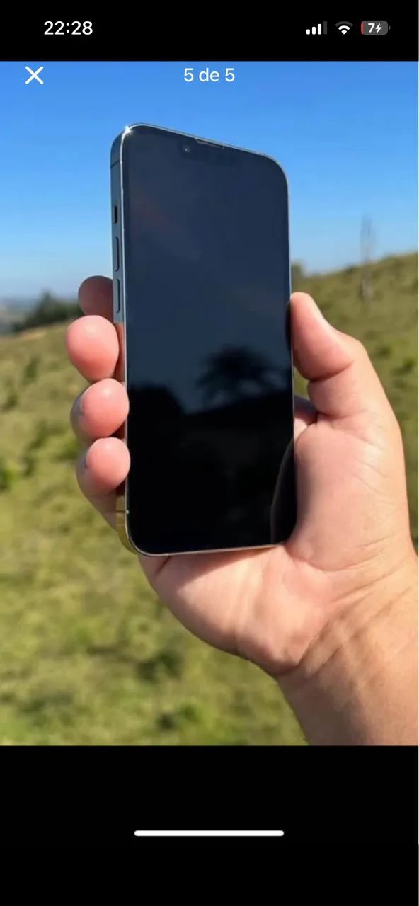 VENDO iPhone 13 PRO 128 GIGA SEMI NOVO IMPECÁVEL - Foto 2