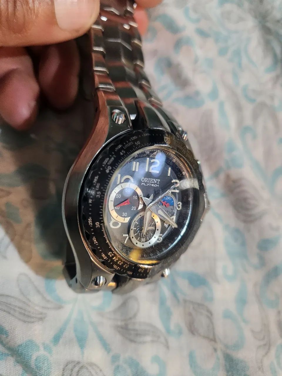 Relogio orient flytech titanium  - Foto 4