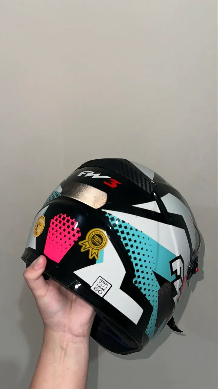 Capacete FW3 TAM 60  - Foto 3