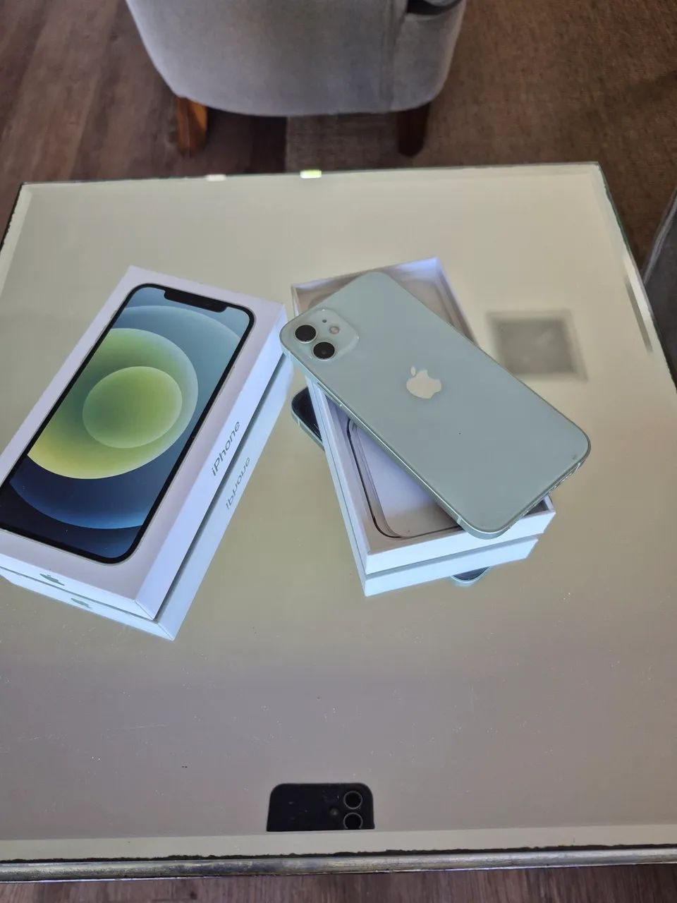 Iphone 12 64GB Verde Água na Caixa - Foto 4