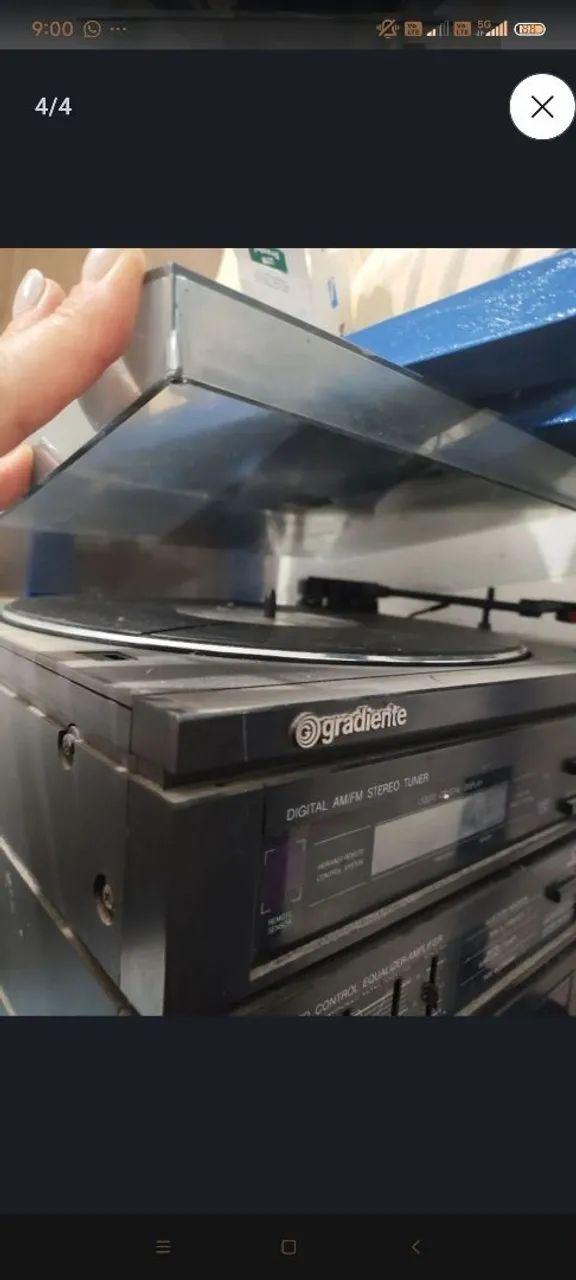 Aparelho de som com toca discos  - Foto 3