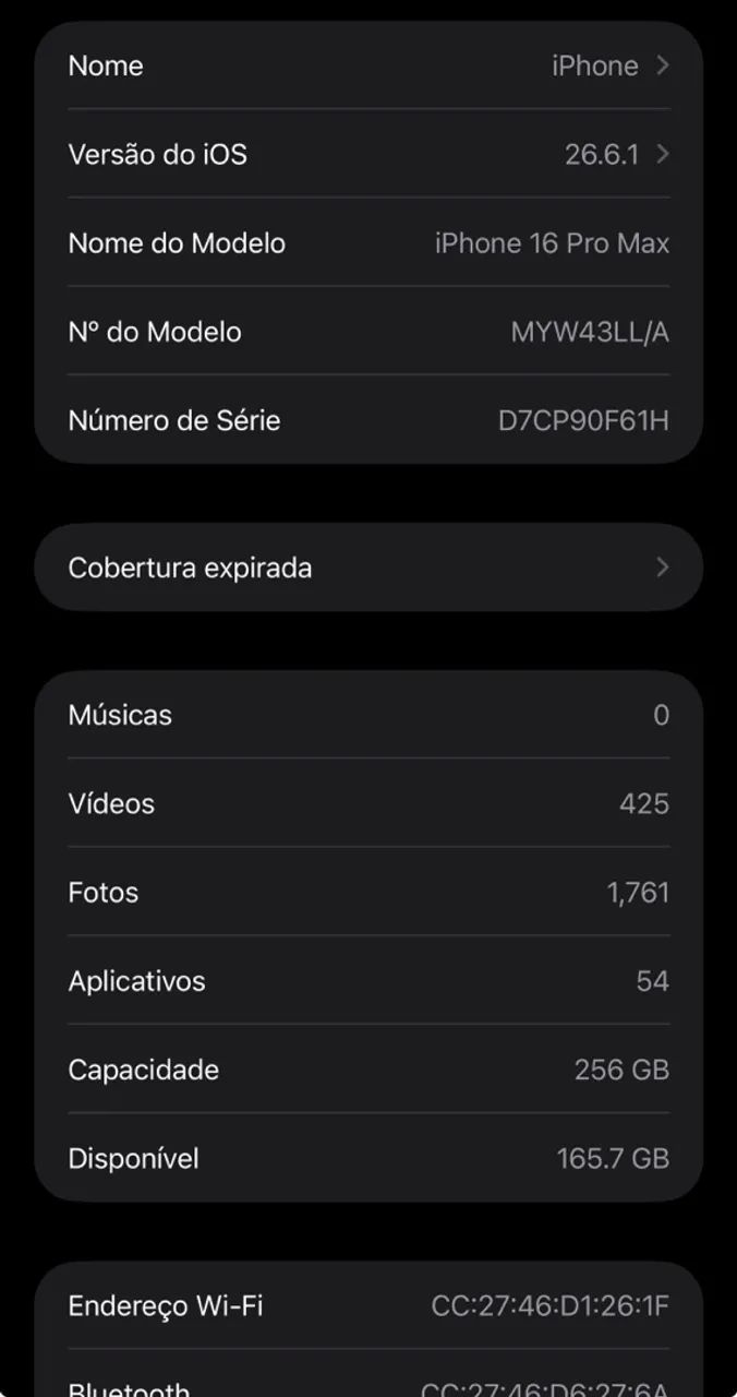 iPhone 16 pro Max branco 256gb - Foto 5