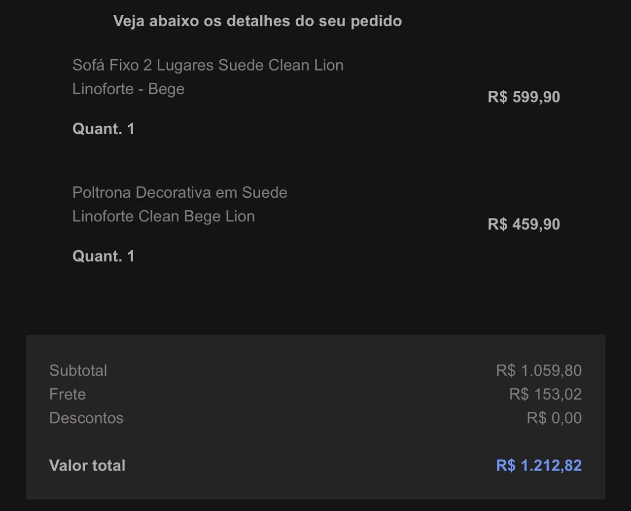 Sofá 2 + Poltrona - Foto 5