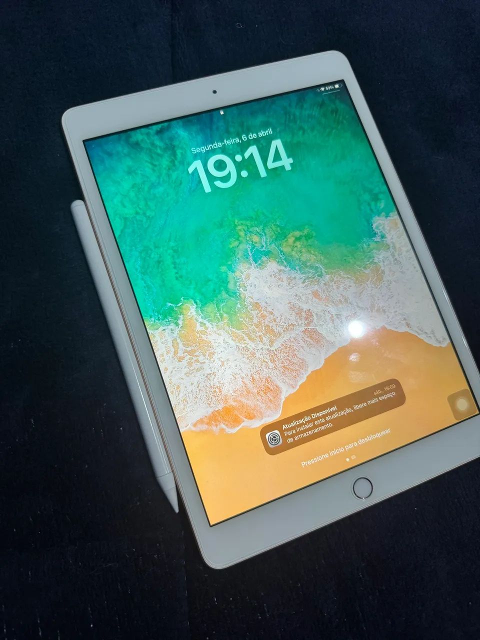 iPad 8 Completo com Apple Pencil e Caixa - Tablets e E-Readers