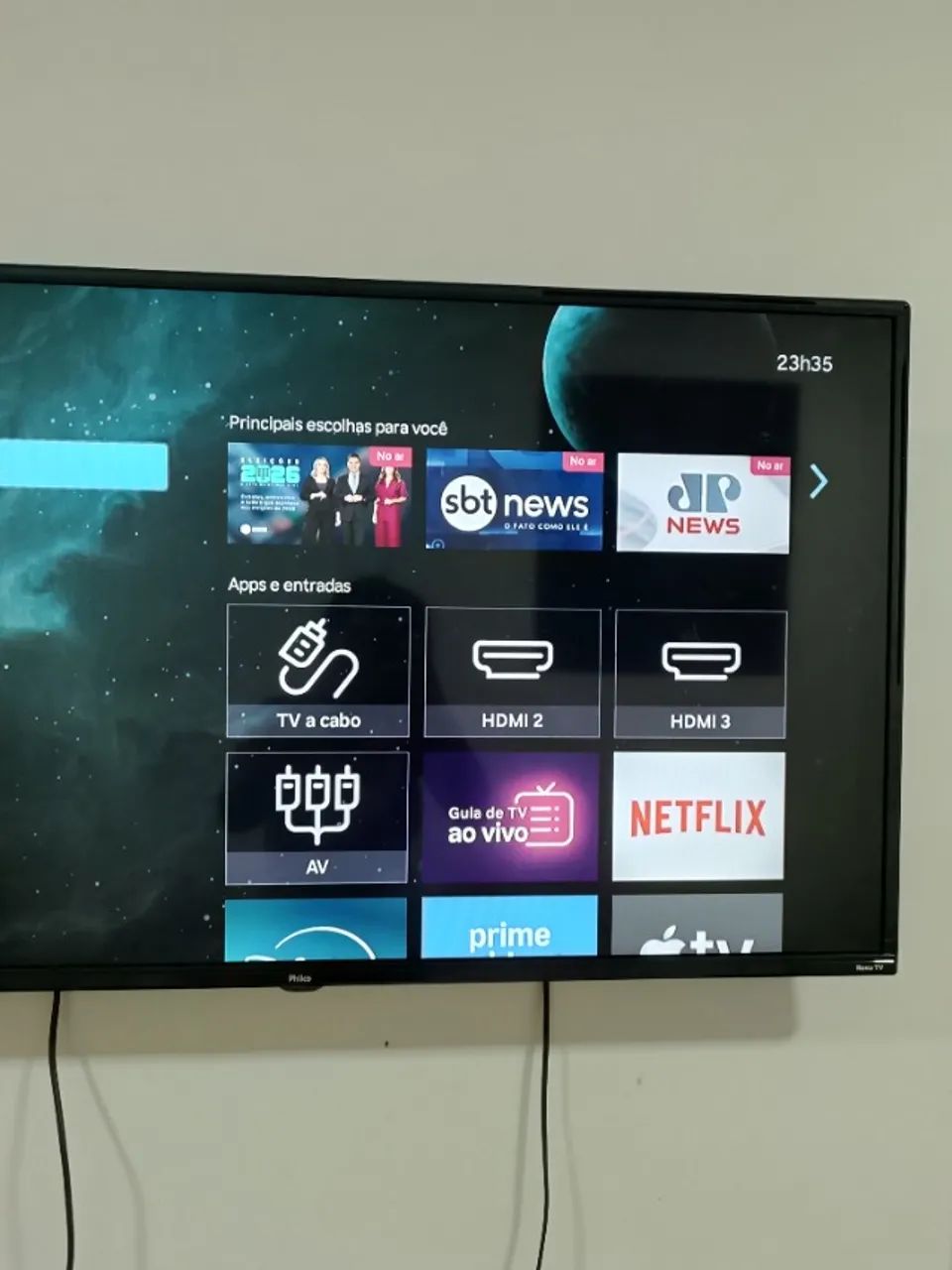 Vendo Smart TV Philco de 42 polegadas, modelo PTV42G52RCF, em ótimo estado de conservação 