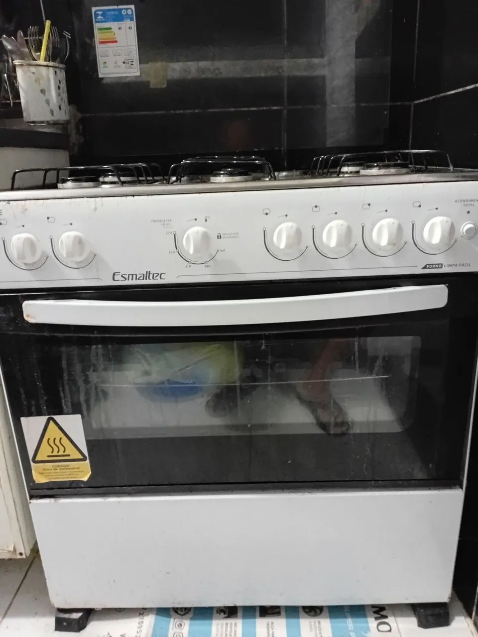 Fogão esmaltec novo 7 bocas valor loja 780 pra pegar e levar 400 todo elétrico 400 R$ - Foto 4